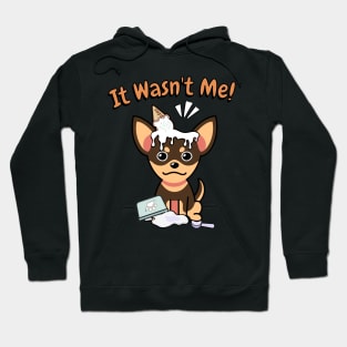 It wasnt me - small dog Hoodie